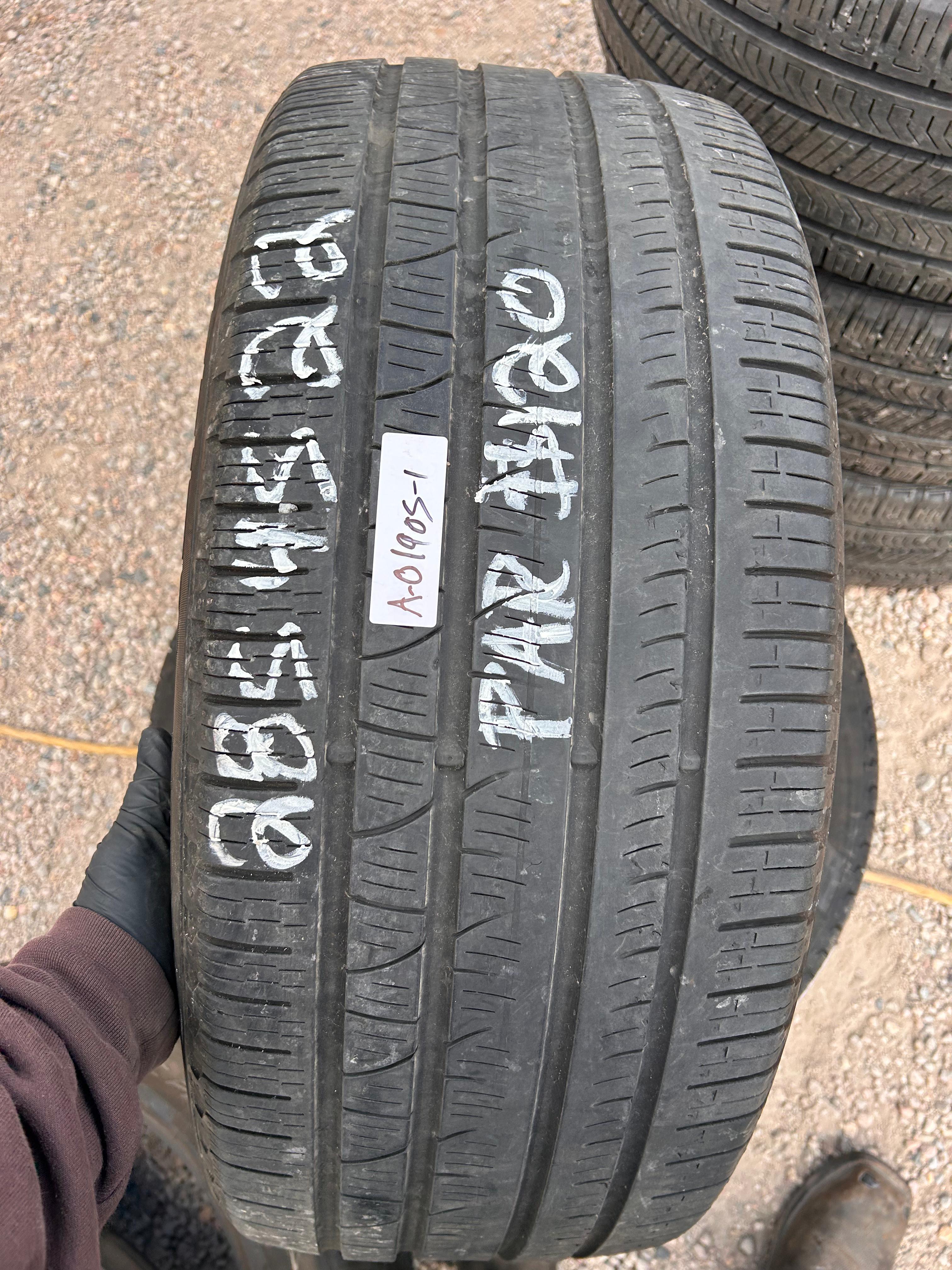 285/45R22 Pair (2 Used Tires) Pirelli Scorpian Verde