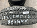 LT275/70ZR18 Single (1 Used Tires) Bridgestone Dueler