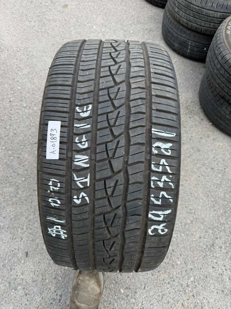 295/35R21 Single (1 Used Tires) Continental Control Contact Sport SRS+