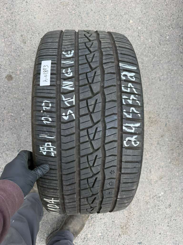 295/35R21 Single (1 Used Tires) Continental Control Contact Sport SRS+