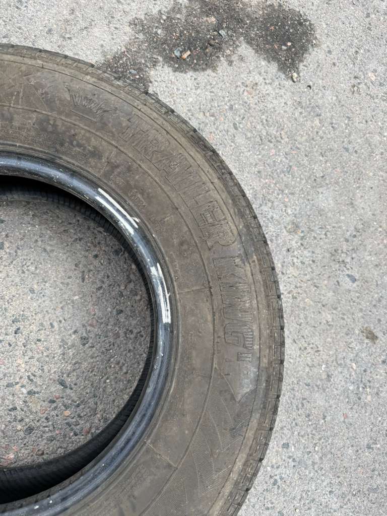 ST225/75R15 Single (1 Used Tires) Trailer King ST Radial