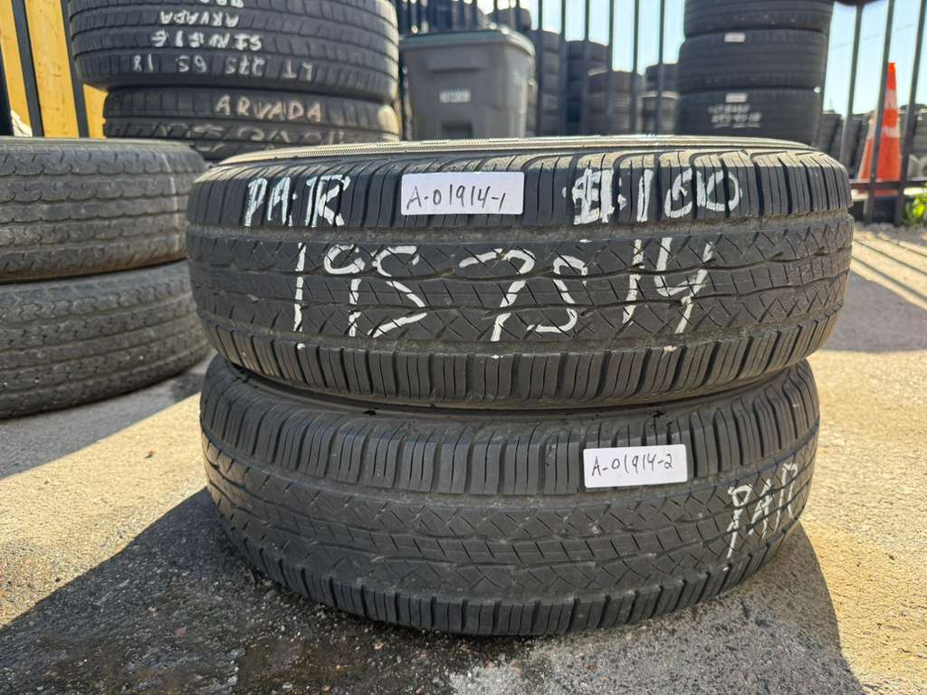 195/75R14 Pair (2 Used Tires) Kumho Solus KR21