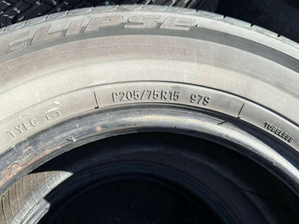 205/75R15 Pair (2 Used Tires) Toyo Eclipse