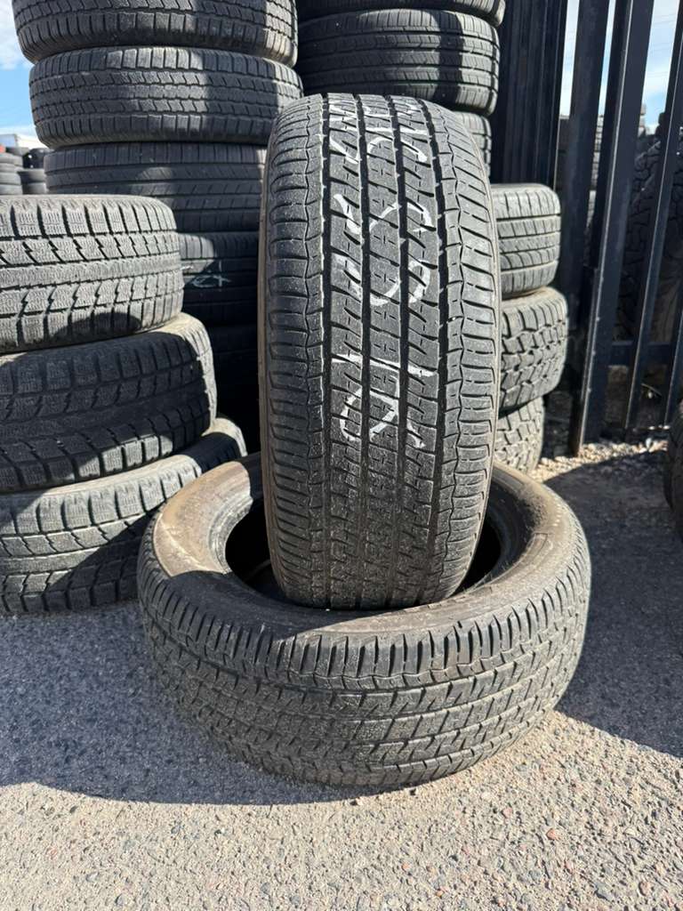 215/55R16 Pair (2 Used Tires) Firestone Champion
