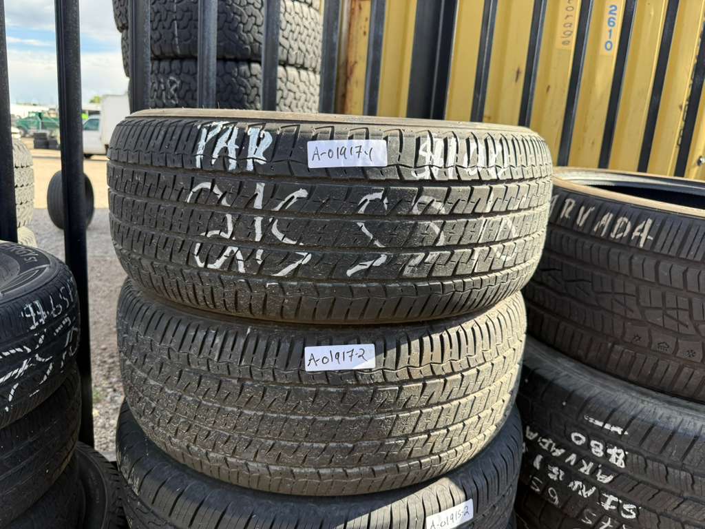 215/55R16 Pair (2 Used Tires) Firestone Champion