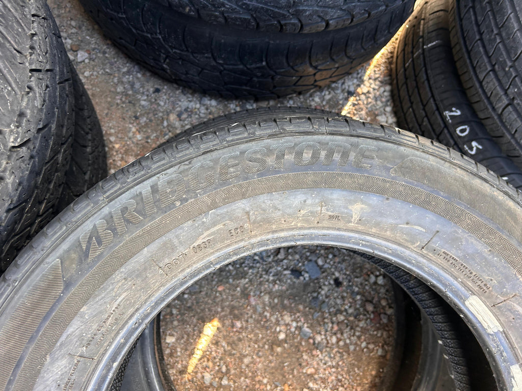 205/65R16 Pair (2 Used Tires) Bridgestone Ecopia EP422+