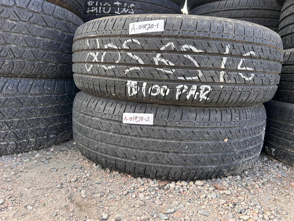 205/65R16 Pair (2 Used Tires) Bridgestone Ecopia EP422+