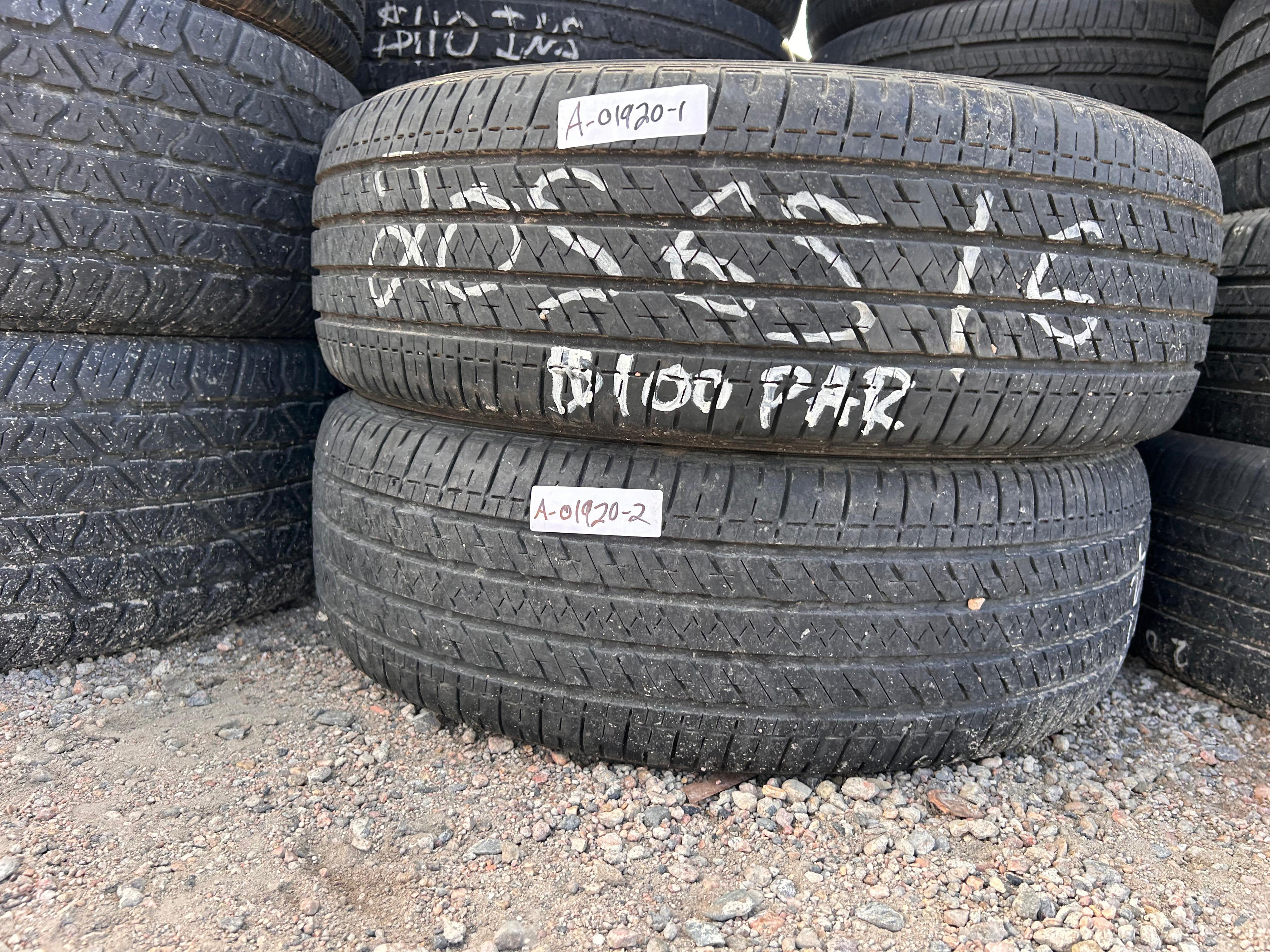 205/65R16 Pair (2 Used Tires) Bridgestone Ecopia EP422+