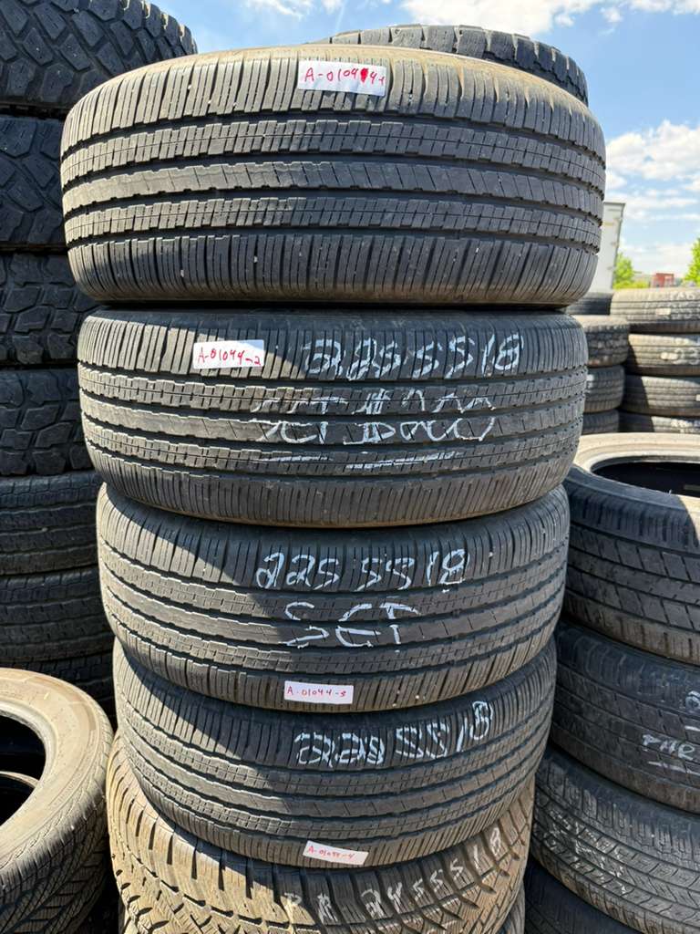 225/55R18 Set (4 Used Tires) Falken Ziex ZE001