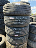 225/55R18 Set (4 Used Tires) Falken Ziex ZE001