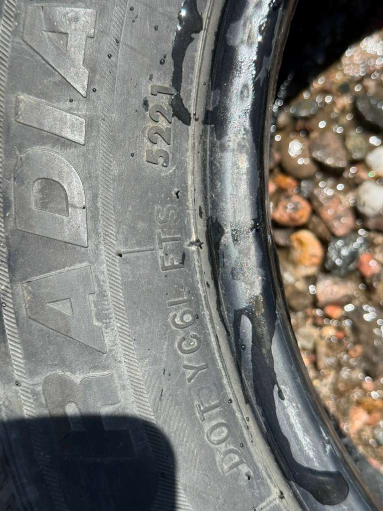 185/65R14 Pair (2 Used Tires) Tour Radial LL821
