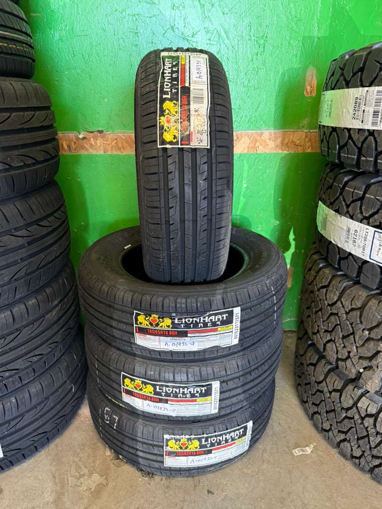 185/65R14 Set (4 Brand New Tires) Lionhart LH-501