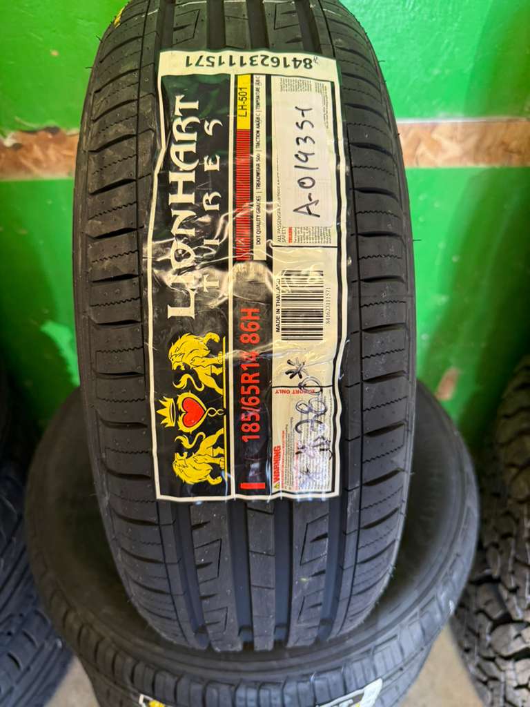 185/65R14 Set (4 Brand New Tires) Lionhart LH-501