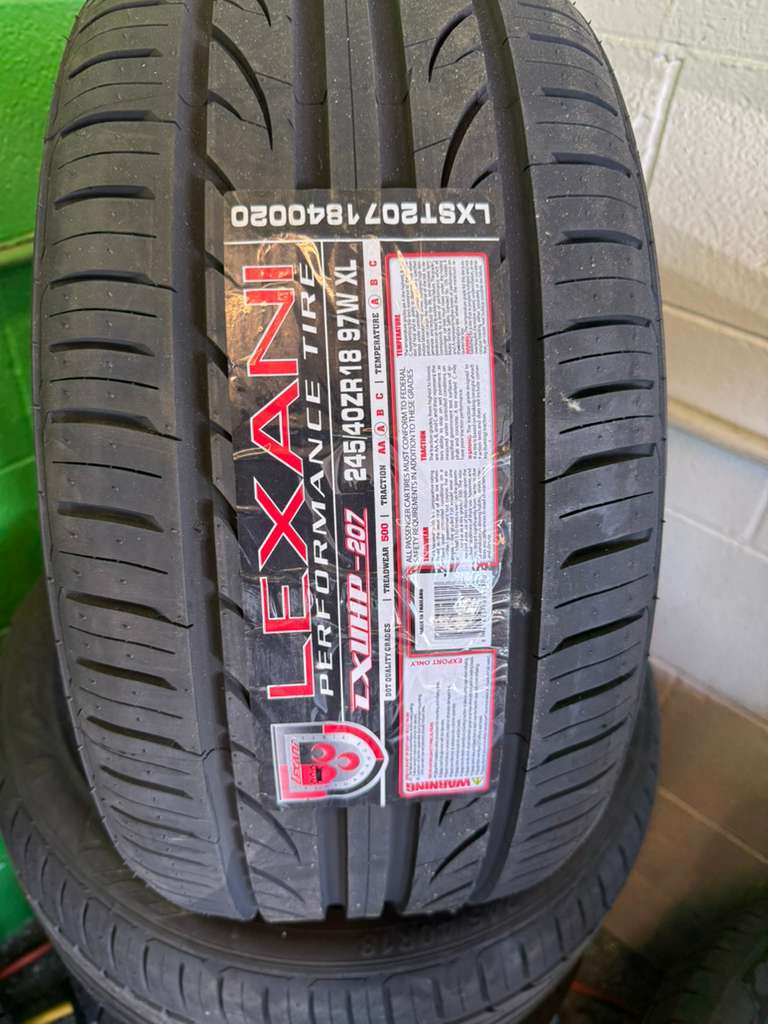 245/40R18 Set (4 Brand New Tires) Lexani LX UHP-207