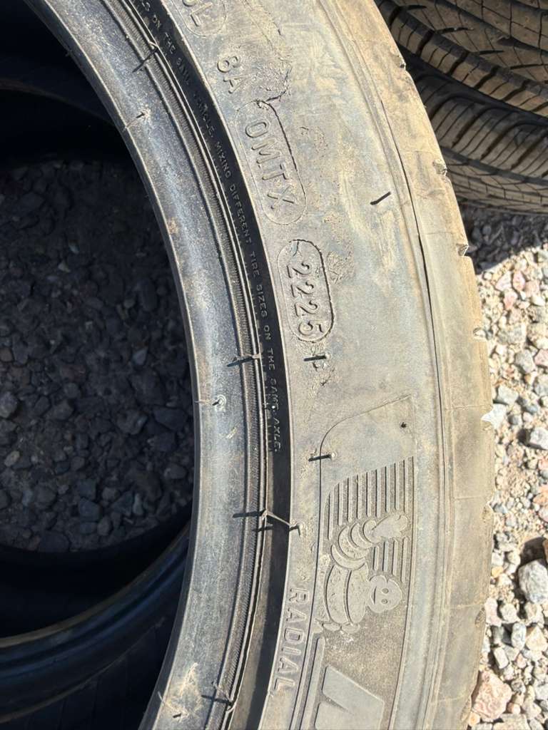 225/45R17 Pair (2 Used Tires) Michelin Pilot Sport All Season4