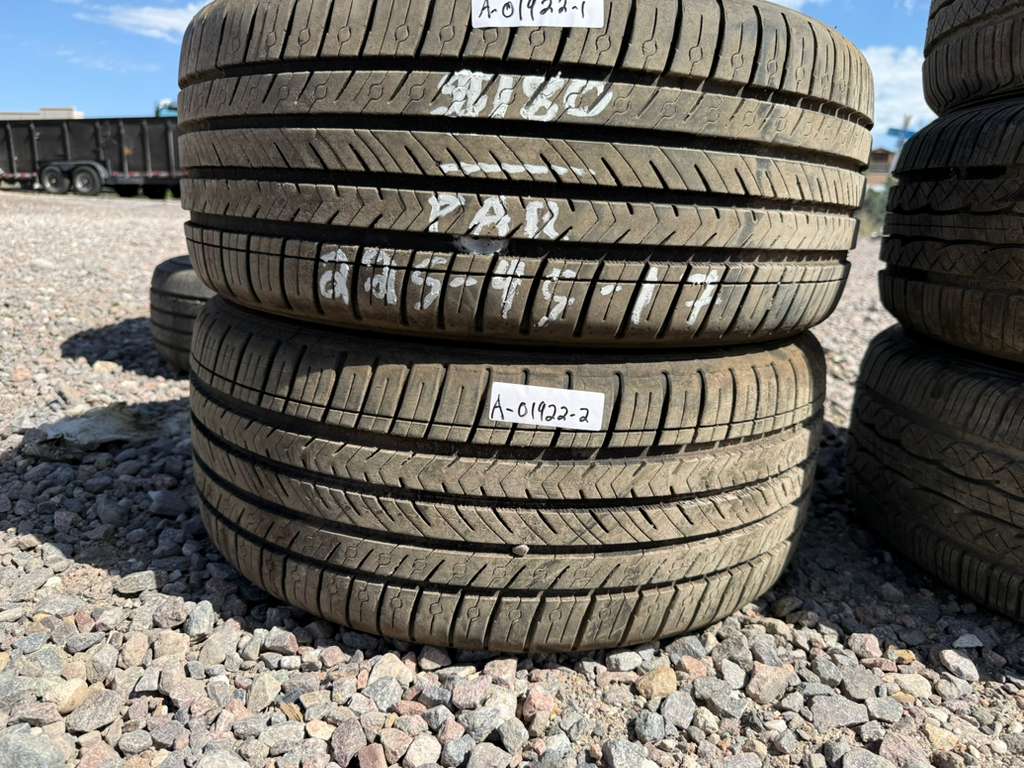 225/45R17 Pair (2 Used Tires) Michelin Pilot Sport All Season4