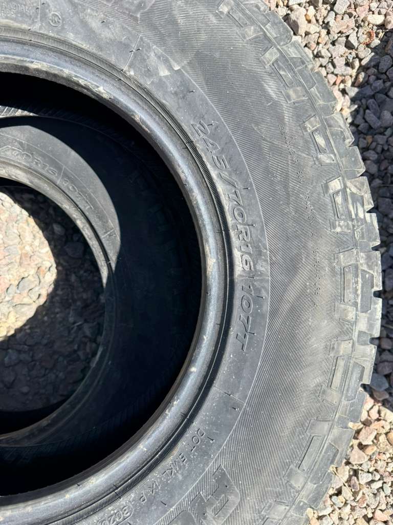 245/70R16 Pair (2 Used Tires) Pathfinder All Terrain