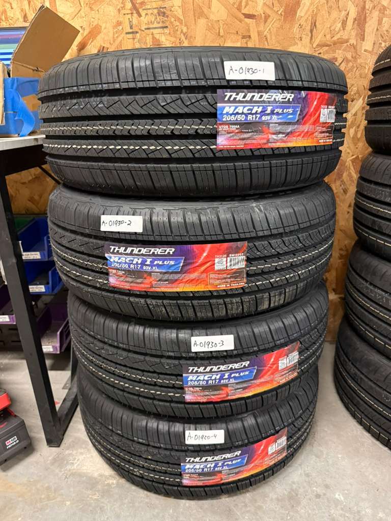 205/50R17 Set (4 Brand New Tires) Thunderer Mach 1 Plus
