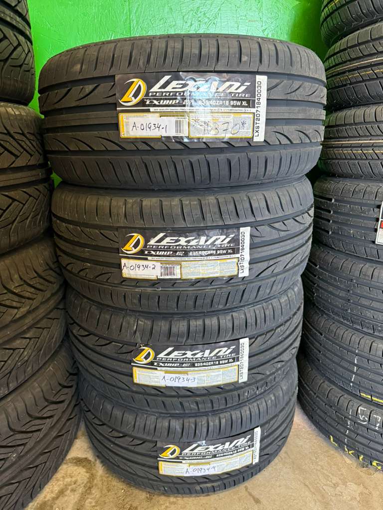 235/40R18 Set (4 Brand New Tires) Lexani LX UHP-207