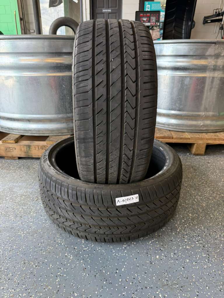 225/35R19 Pair (2 Used Tires) Lexani LX Twenty