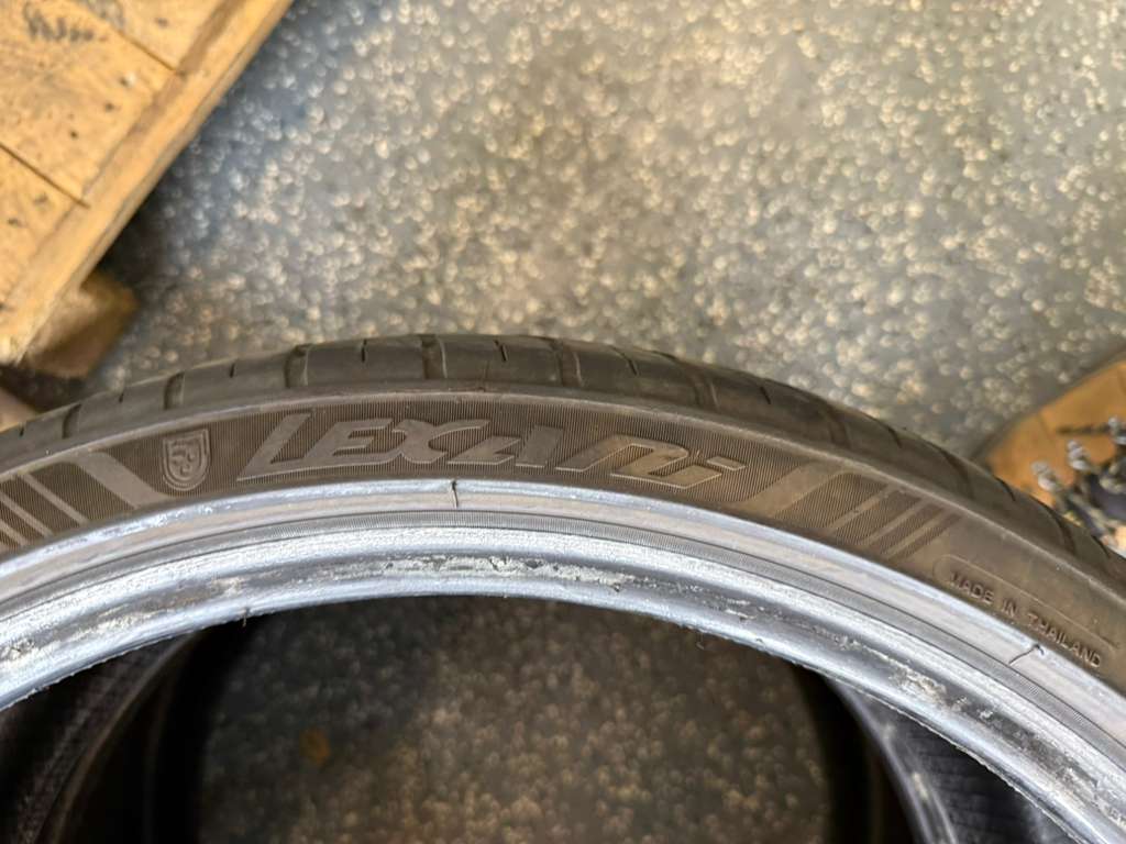 225/35R19 Pair (2 Used Tires) Lexani LX Twenty