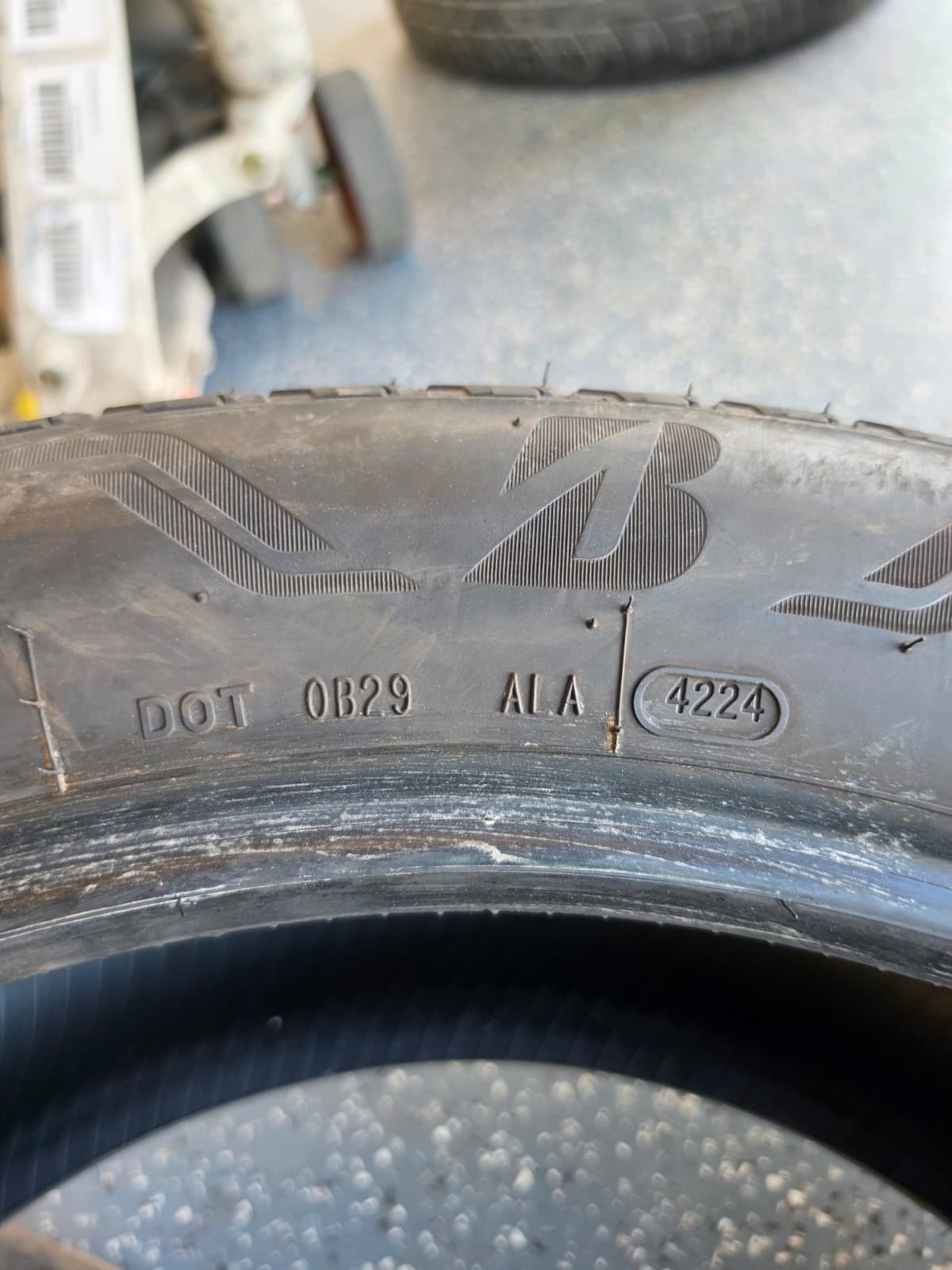 285/45R21 Pair (2 Used Tires) Bridgestone Alenza Sport