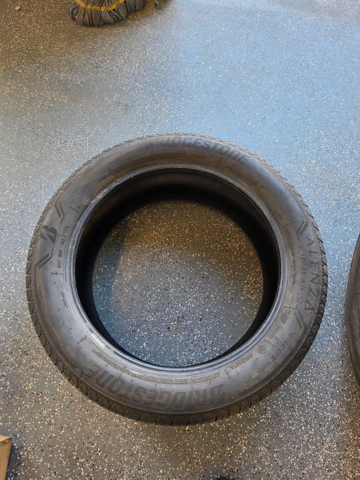 285/45R21 Pair (2 Used Tires) Bridgestone Alenza Sport