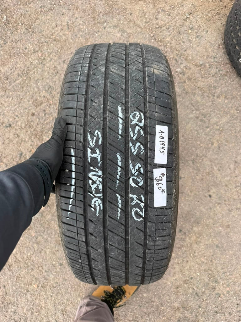 255/50R20 Single (1 Used Tire) Bridgestone Alenza Sport AS