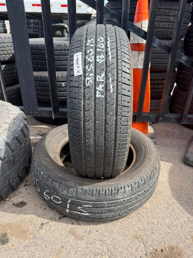 215/60R15 Pair (2 Used Tires) Bridgestone Ecopia El422