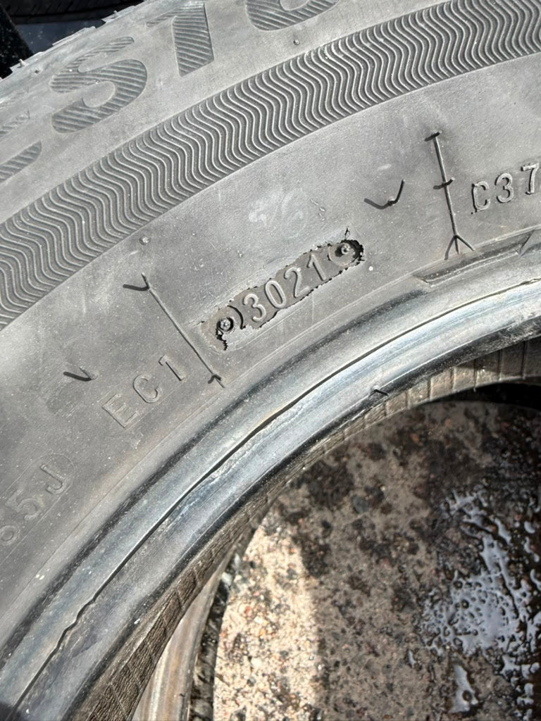 215/60R15 Pair (2 Used Tires) Bridgestone Ecopia El422