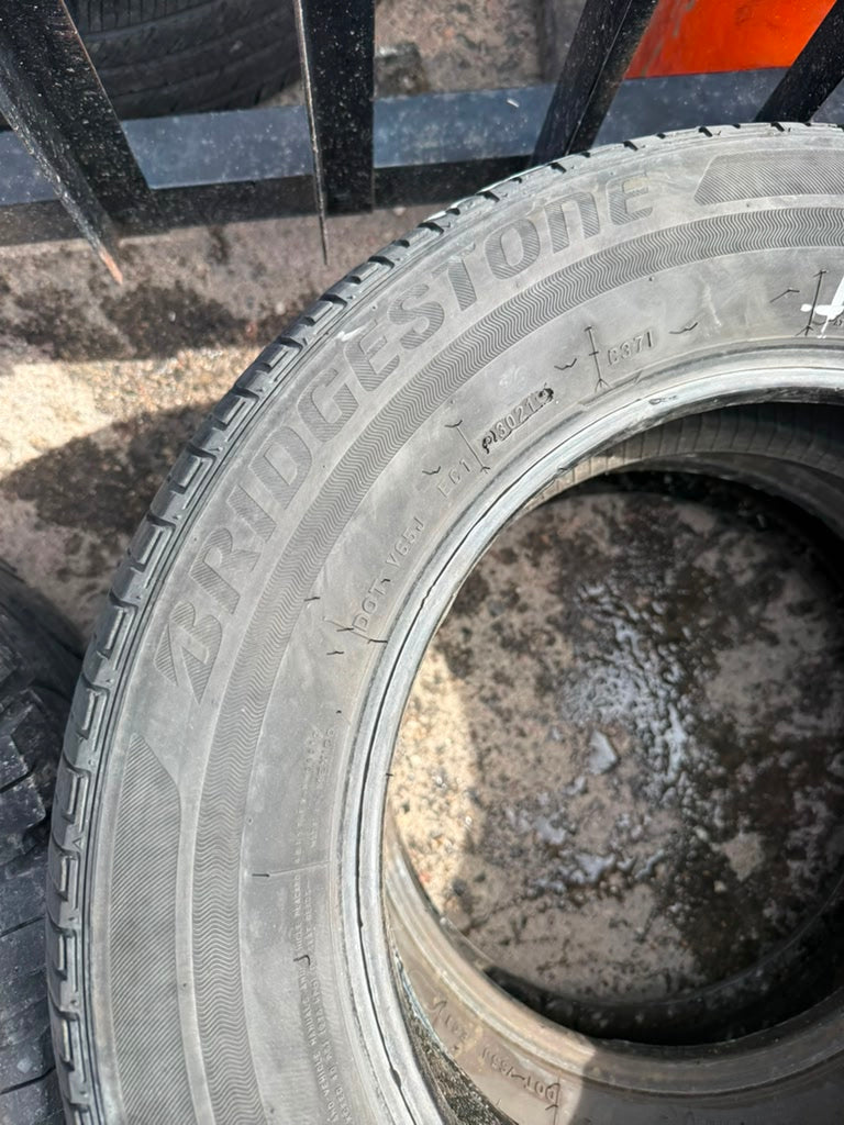 215/60R15 Pair (2 Used Tires) Bridgestone Ecopia El422
