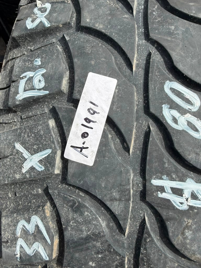 LT33x12.50R17 Single (1 Used Tire) Red Dirt Commander