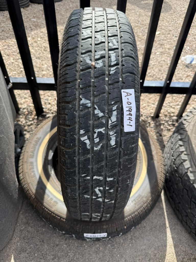185/75R14 Pair (2 Used Tires) Steel Belted Radial Assurance