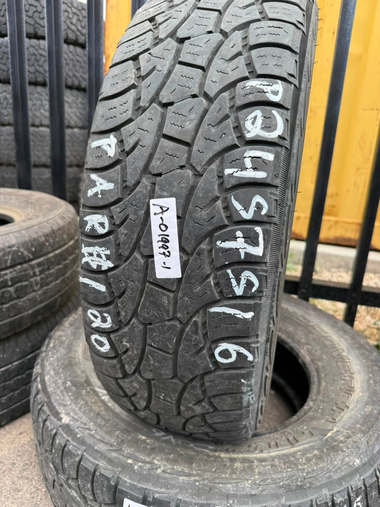 245/75R16 Pair (2 Used Tires) Cooper Discoverer ATP