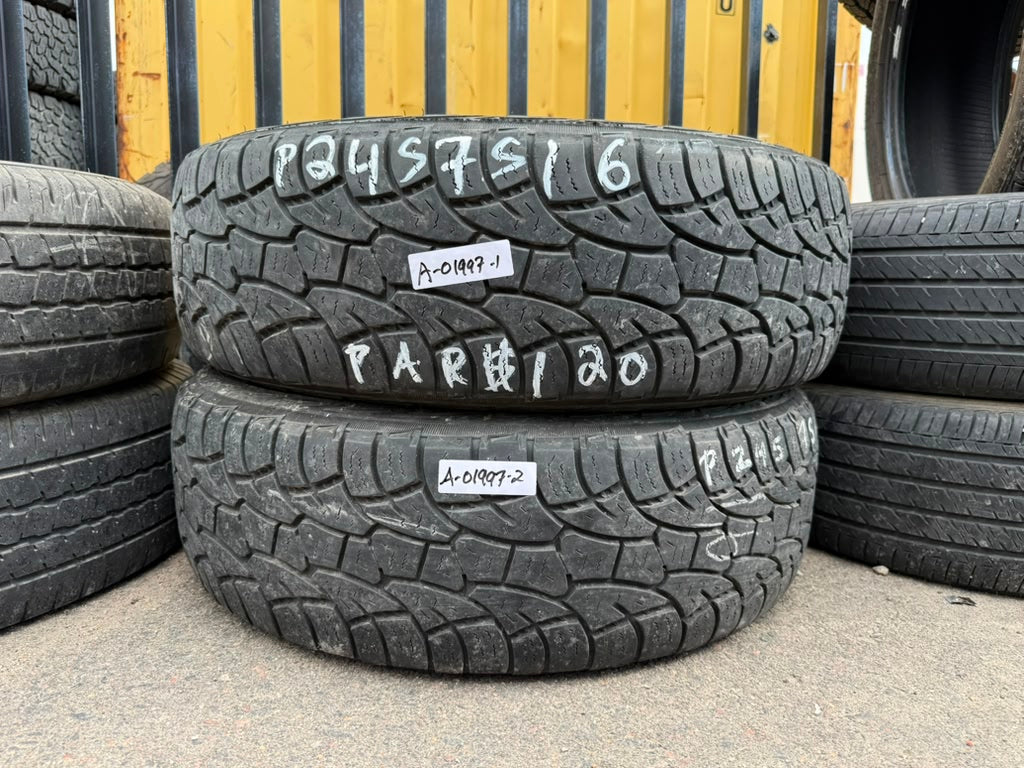 245/75R16 Pair (2 Used Tires) Cooper Discoverer ATP