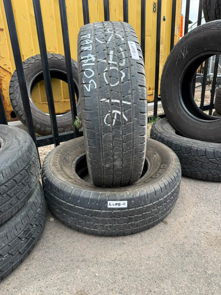 245/70R16 Pair (2 Used Tires) Linglong Crosswind