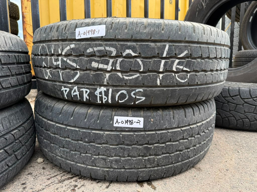 245/70R16 Pair (2 Used Tires) Linglong Crosswind