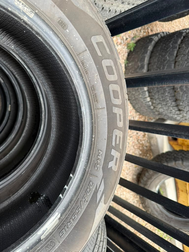 225/55R16 Set (4 Used Tires) Cooper CS3 Touring