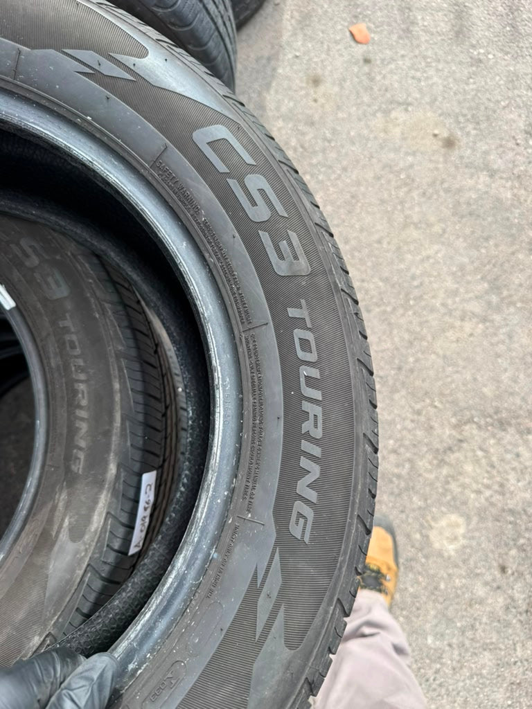 225/55R16 Set (4 Used Tires) Cooper CS3 Touring