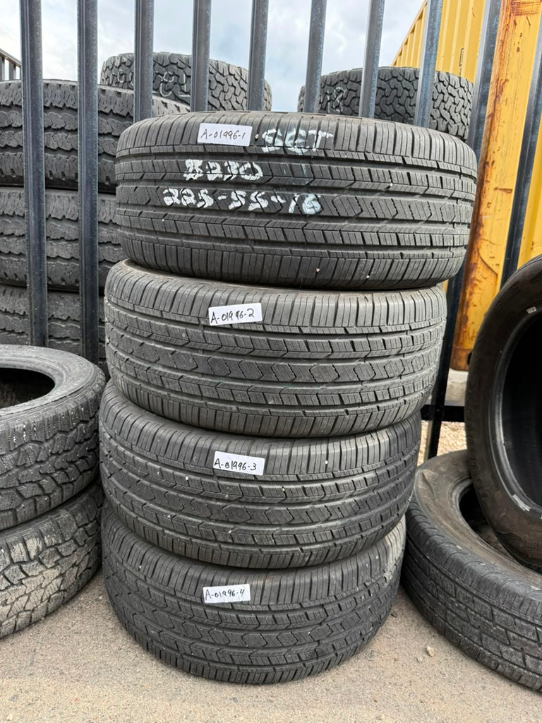 225/55R16 Set (4 Used Tires) Cooper CS3 Touring