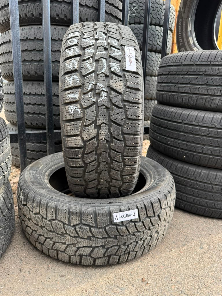 205/55R16 Pair (2 Like New Tires) Hercules Avalanche (Studless)