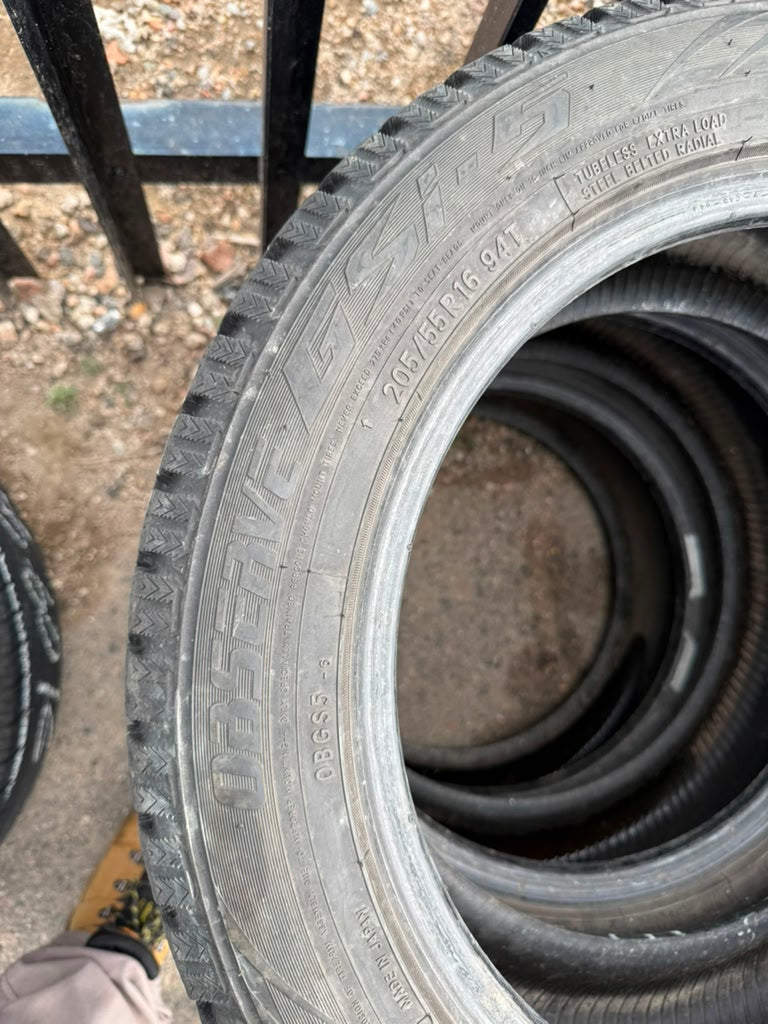 205/55R16 (3 Used Tires) Toyo Observe G5 (Studless)