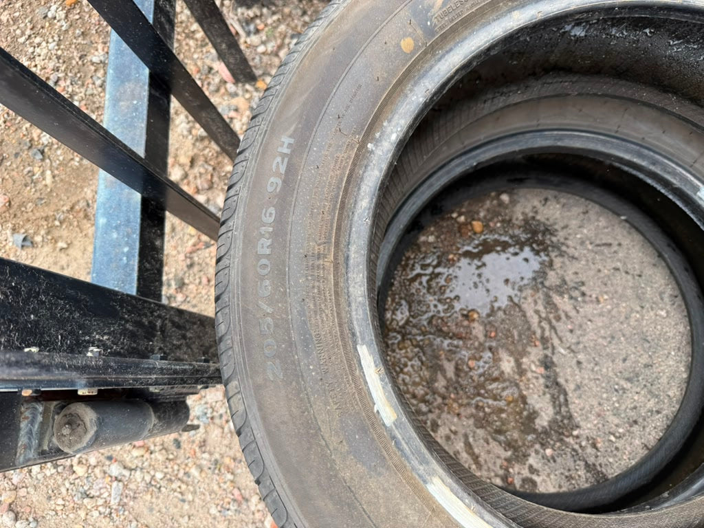 205/60R16 Pair (2 Used Tires) Caldera Confidence