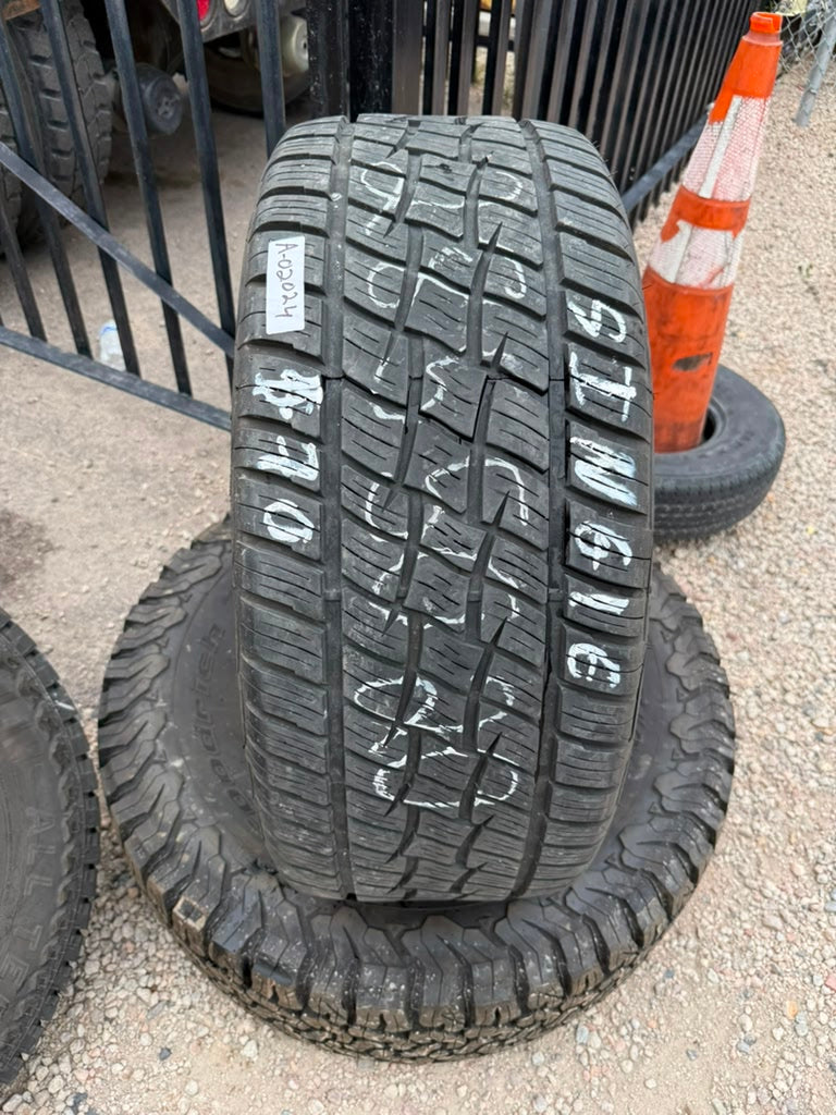 285/50R20 Single (1 Used Tire) Cooper Discoverer H/T Plus