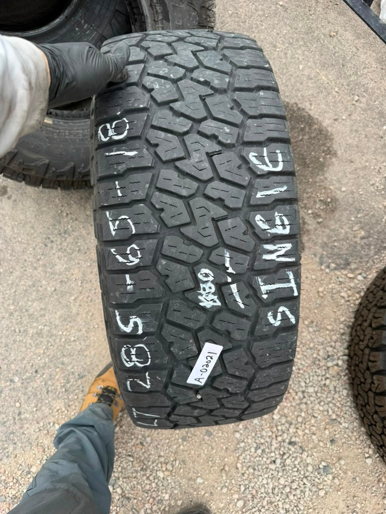 LT285/65R18 Single (1 Used Tire) Falken Wildpeak AT AT3W