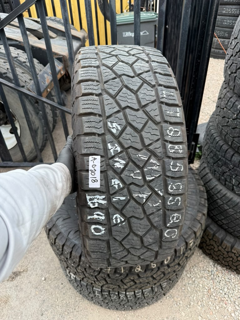 LT285/55R20 Single (1 Used Tire) Dean Tires Back Country AT2