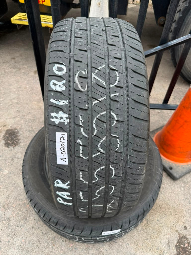 255/55R18 Pair (2 Used Tires) Vercelli