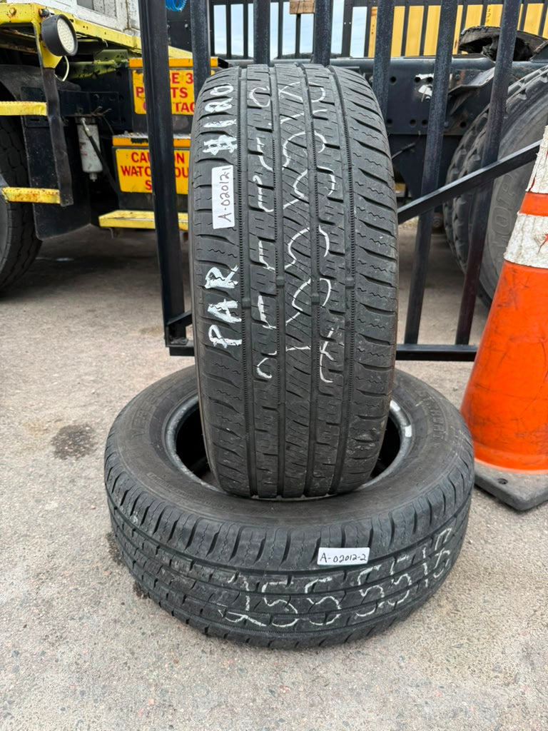 255/55R18 Pair (2 Used Tires) Vercelli