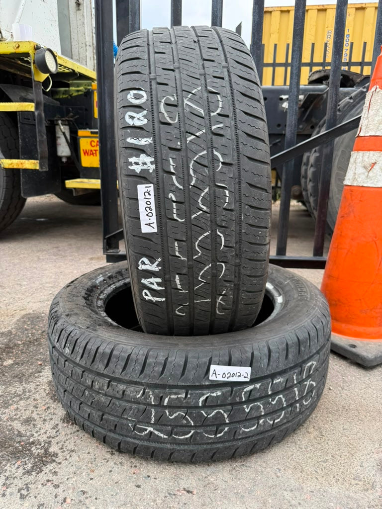 255/55R18 Pair (2 Used Tires) Vercelli