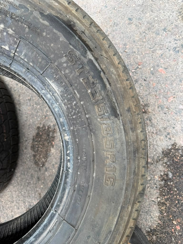 ST235/85R16 Single (1 Used Tire) Carlisle CSL16
